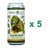 Smog City Amarilla Gorilla / Smog City Amarilla Gorilla IPA 5 bottles set! !