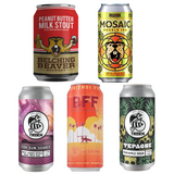 A set of 5 craft beers from San Diego, a treasure trove of local beer! / San Diego Craft Beer Set