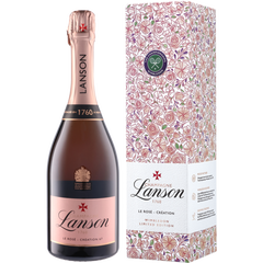 Champagne Lanson Le Rose Creation With Winmbledon Gift Box 2024 (Fleur) For 1 Bottle