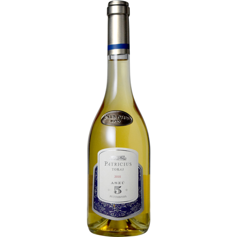 パトリシウス Tokaji Aszu 5 Puttonyos 2018 500ml