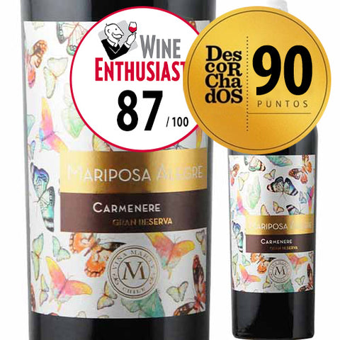 Vinya Murthy Mariposa Alegre Gran Reserva Carmenere 2020