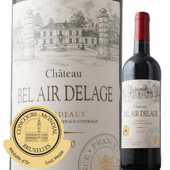 Bordeaux Chateau Bel Air Delage 2020