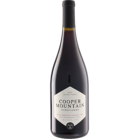 Cooper Mountain Vineyards Pinot Noir Willamette Valley 2022