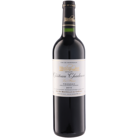 Mis En Bouteille Au Chateau Chateau Chadenne La Fleur 2010