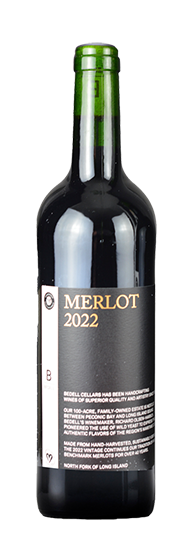 Bedell Cellars Merlot North Fork of Long Island 2022