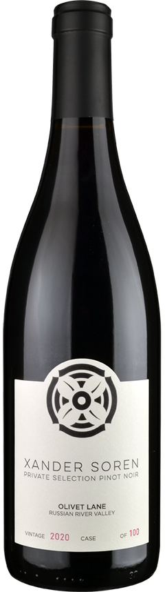 Xander Soren Pinot Noir Olivet Lane Vineyard Russian River Valley 2020