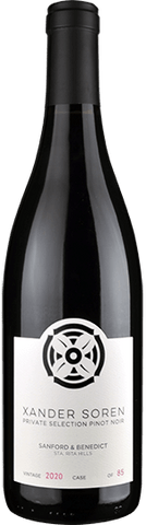 Xander Soren Pinot Noir Sanford  Benedict 2020