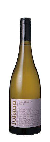 Folium Vineyard Late Harvest Marlborough 2020