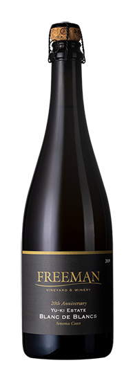 Freeman Yu-ki Estate Blanc de Blancs West Sonoma Coast 2020