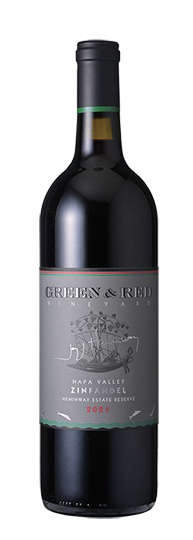 Green & Red Vineyard Zinfandel Heminway Estate Reserve Napa Valley 2021 2022 , 2021 , 2018