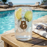 SoCalization Logo Can Glass 473ml