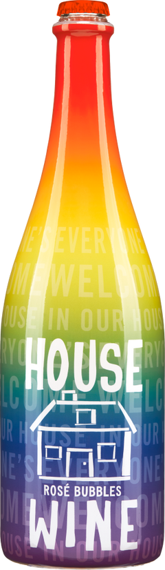 House Wine Rainbow Rose Bubbles NV