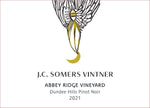 JC Somers Abbey Ridge Pinot Noir Dundee Hills 2021