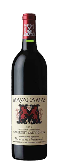 Mayacamas Vineyards Cabernet Sauvignon Mt. Veeder Napa Valley 2003 2004 , 2003