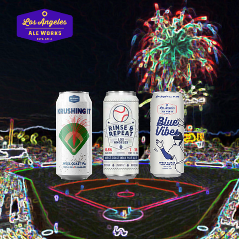 【LA Ale Works 2連覇祈願セット】大谷翔平 ドジャース 応援クラフトビール3本セット|Rinse & Repeat, Blue Vibes 2, Krushing It|ワールドシリーズ応援限定