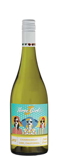 Three Girls Chardonnay Estate Grown Lodi [GLUTEN FREE] 2024