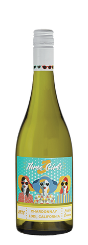 Three Girls Chardonnay Estate Grown Lodi 2022