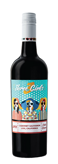 Three Girls Cabernet Sauvignon Estate Grown Lodi [GLUTEN FREE] 2022