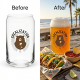 SoCalization Logo Can Glass 473ml