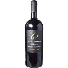 San Marzano Vini S.P.A. Anniversario 62 Primitivo Di Manduria Riserva 2017