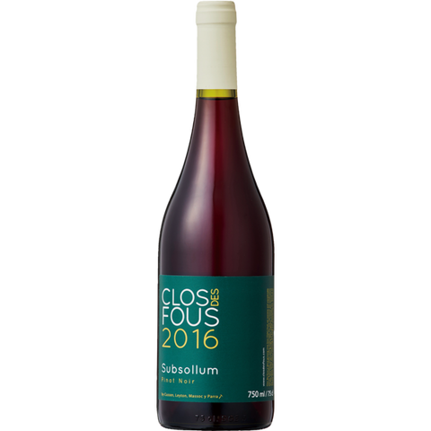 Clos Des Fous Pinot Noir Subsollum 2016