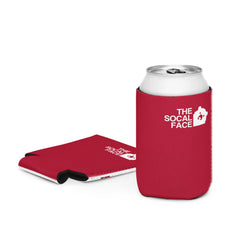 THE SOCAL FACE koozie / can cooler - red