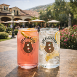 SoCalization Logo Can Glass 473ml