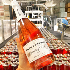 Glass-Malibu Rocky Oaks Sparkling Rosé 2017