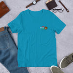 Colored Small Logo THE SOCAL FACE T-shirt