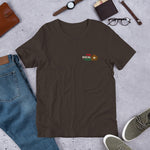 Colored Small Logo THE SOCAL FACE T-shirt