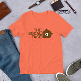 Big Brown Logo THE SOCAL FACE T-shirt