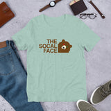 Big Brown Logo THE SOCAL FACE T-shirt