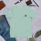 Colored Small Logo THE SOCAL FACE T-shirt