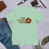 Big Brown Logo THE SOCAL FACE T-shirt