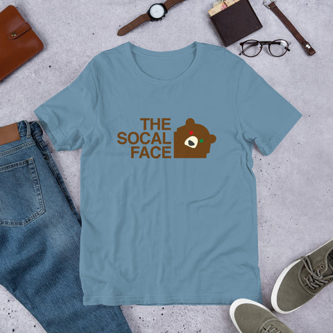 Big Brown Logo THE SOCAL FACE T-shirt