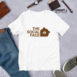 Big Brown Logo THE SOCAL FACE T-shirt