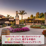 そのテメキュラで一番人気のワイナリーが ゴージャス 過ぎる中庭の Wilson Creek (ウィルソンクリーク)