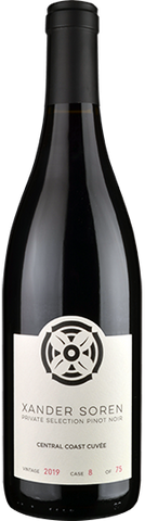 Xander Soren Pinot Noir Central Coast 2019