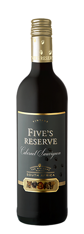 Five's Reserve Cabernet Sauvignon Robertson 2018