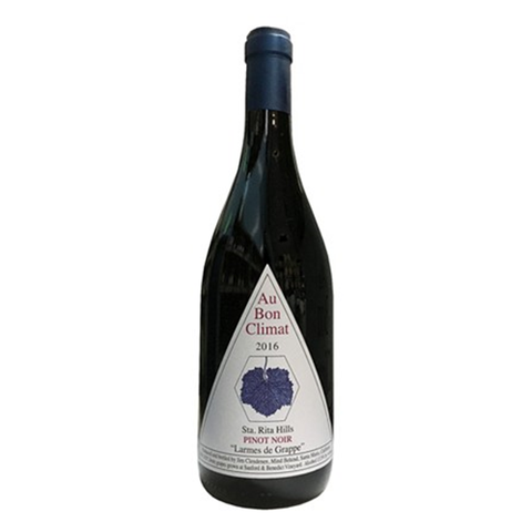 ラーム・ド・グラップ ピノノワール / Larmes de Grappe Pinot Noir 2016 Au Bon Climat 赤ワイン, ピノノワール, サンタバーバラ, サンタリタヒルズ, 750ml