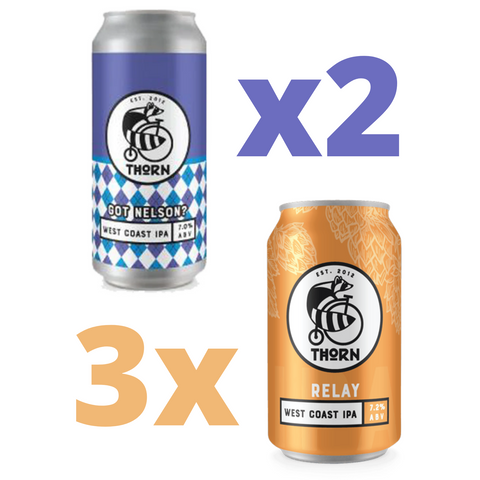 ソーンブリューイングゴットネルソンIPA、ソーンブリューイングリレーIPA / Thorn Got Nelson? IPA & Thorn Relay IPA  MIX5本セット!!
